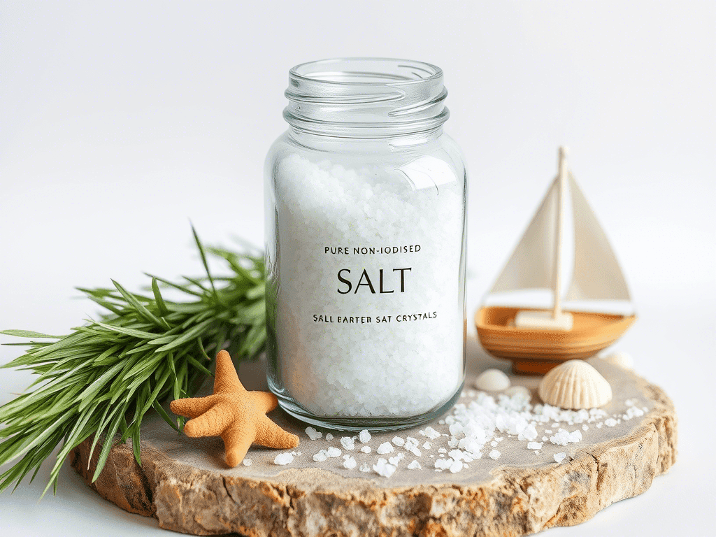 Non-Iodised Salt Crystals