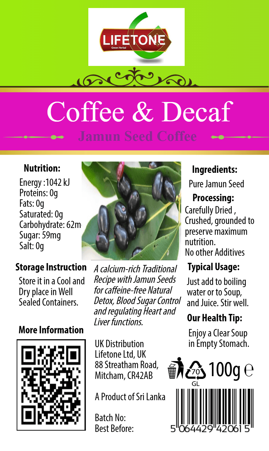 Jamun Seed Coffee